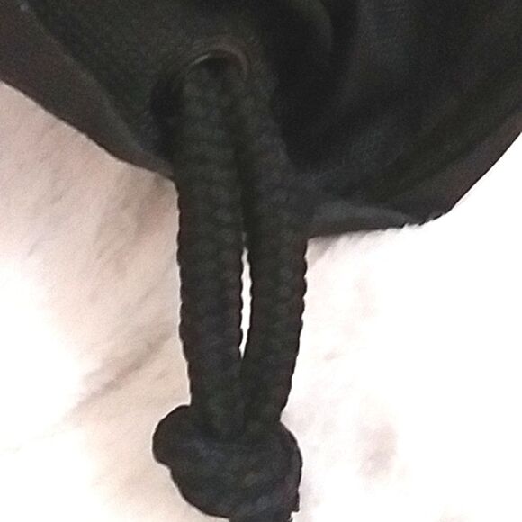 Adidas Sackpack Drawstring Backpack Black White 18X13X4 - Picture 10 of 14